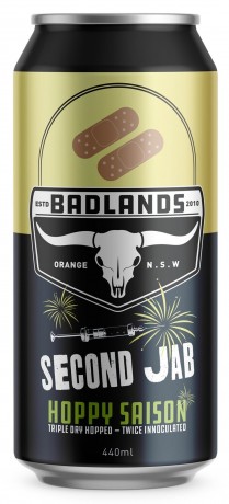 Image of Badlands Second Jab Hoppy Saison