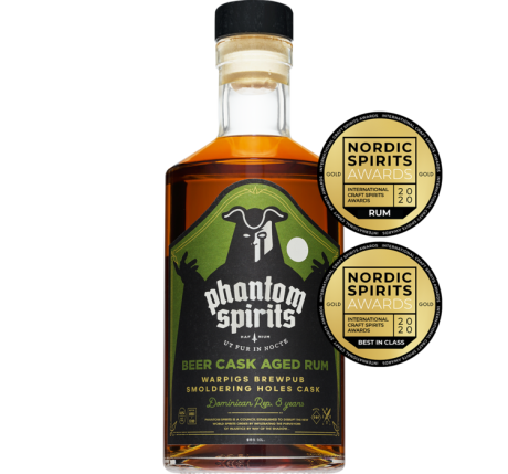Image of Phantom Spirits Warpigs Brewpub Smoldering Holes Dominican Rum 8YO