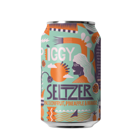 Image of Bodriggy Iggy Passionfruit, Pineapple and Mango Seltzer