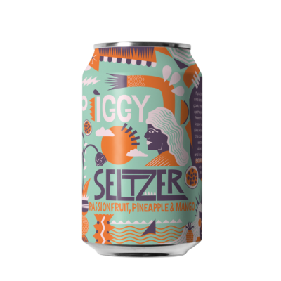 Bodriggy Iggy Passionfruit, Pineapple and Mango Seltzer